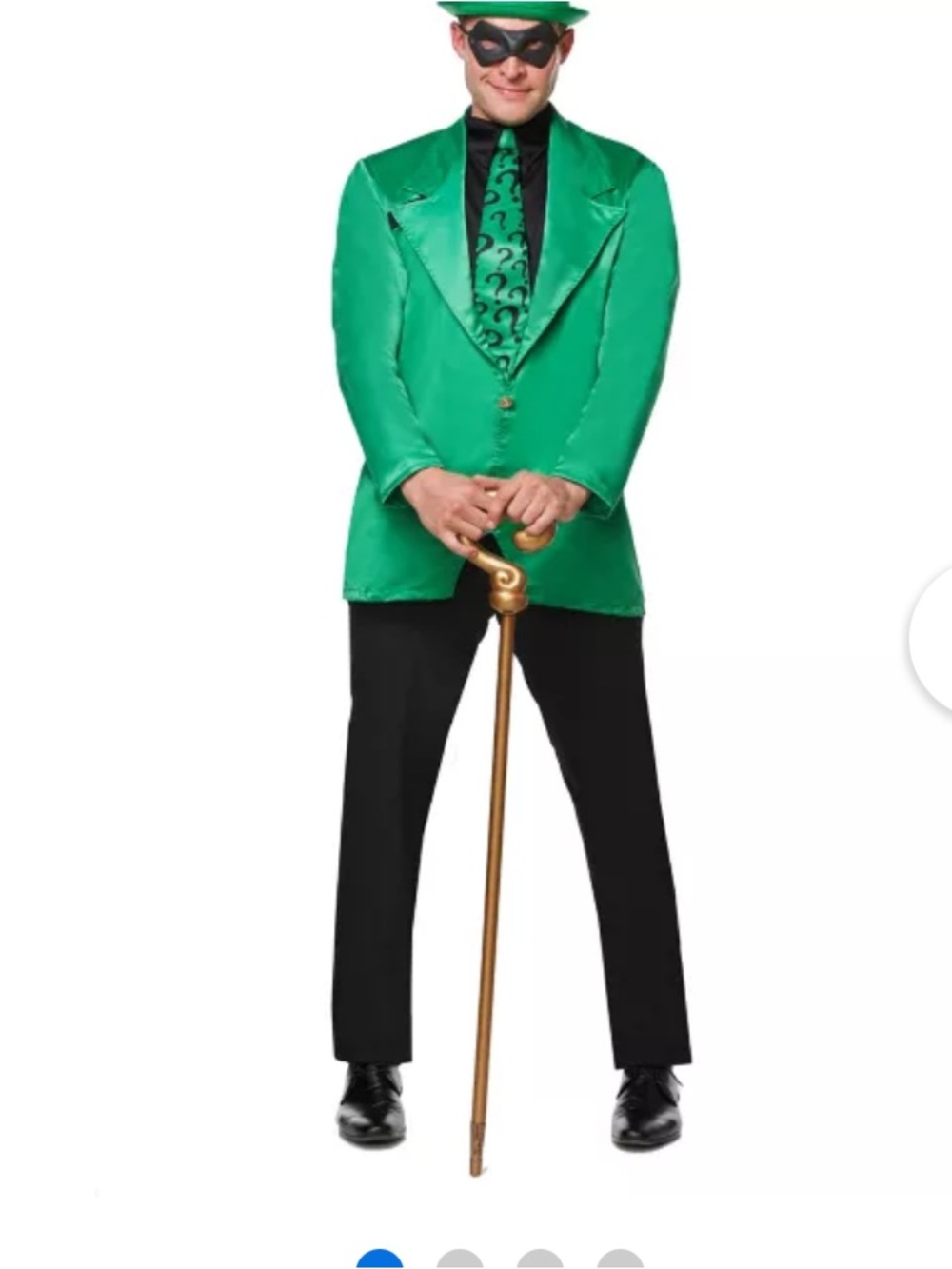 Rubie's Green and Black Riddler Costume Jacket with Mask
